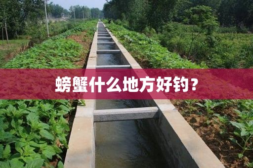 螃蟹什么地方好钓？